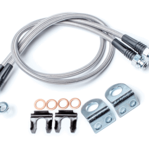 Teraflex JK Rear Steel Braided Brake Line Kit 30" for 2008-2018 Wrangler JK