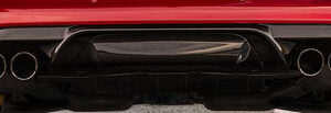 Mopar Trackhawk Rear Lower Bumper Cover and Hitch Bezel for 2017-2021 Grand Cherokee WK2