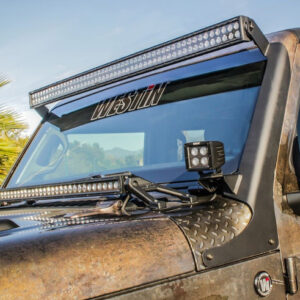 Westin Automotive Snyper 50" Full Pillar LED Light Bar Mount for 2018-2025 Wrangler JL and 2020-2025 Gladiator JT