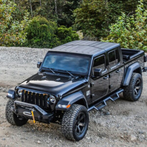 Westin Automotive WJ2 Stubby Front Bumper w/LED Light Bar Mount for 2018-2025 Wrangler JL and 2020-2025 Gladiator JT