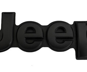 Satin Black Jeep Liftgate Badge for the 2014-2022 Grand Cherokee WK2