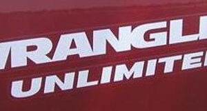 Mopar Wrangler Unlimited Decal for 2007-2018 Wrangler JK