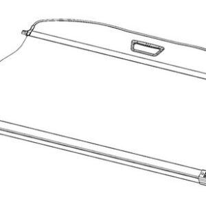 Cargo Area Security Cover for the 2022-2025 Wagoneer L WS and 2022-2025 Grand Wagoneer L WS