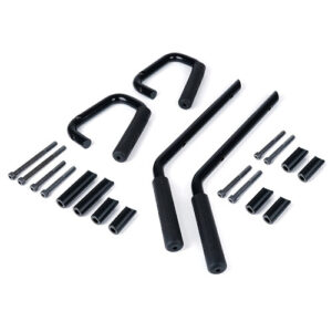 Xprite Black Front and Rear Grab Handles for 2007-2018 Wrangler JK