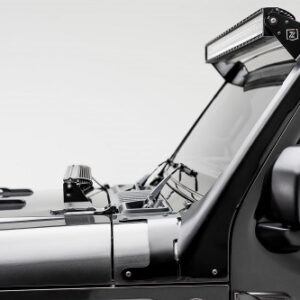 Zroadz Front Roof 50" LED Light Bracket for 2018-2025 Wrangler JL and 2020-2025 Gladiator JT